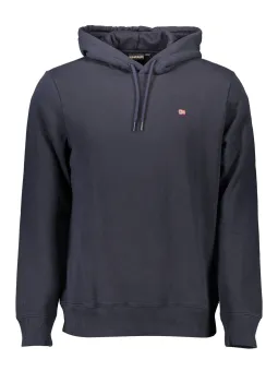 Napapijri Herren LANGARM-KAPUZENPULLOVER Blau