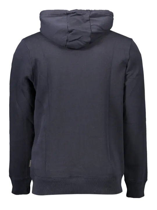 Napapijri Herren LANGARM-KAPUZENPULLOVER Blau