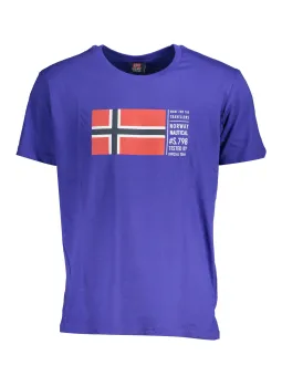 Herren T-Shirt Blau mieten - NORWAY 1963 Flex-Fashion Verleih