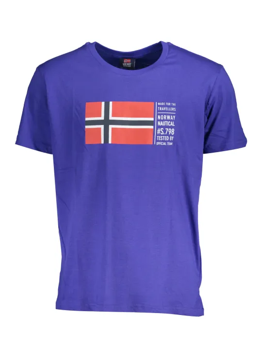 NORWAY 1963 Herren KURZARM-T-SHIRT Blau | online kaufen
