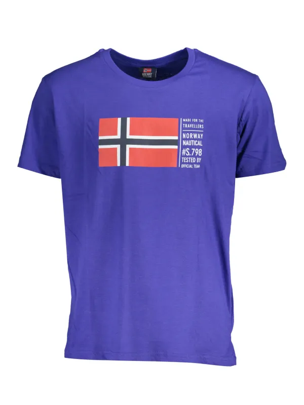 NORWAY 1963 Herren KURZARM-T-SHIRT Blau | online kaufen