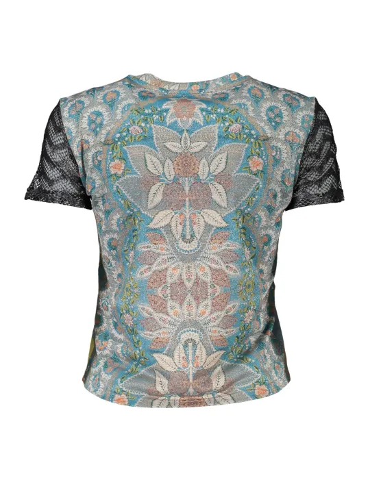 Desigual Damen KURZARM-T-SHIRT Hellblau | online kaufen