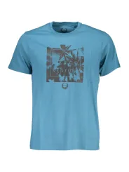 GIAN MARCO VENTURI Herren KURZARM-T-SHIRT Blau