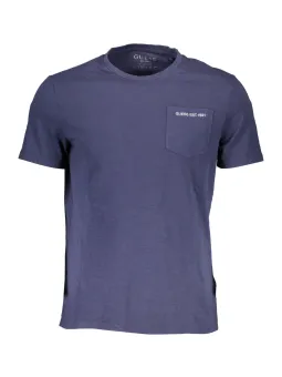 GUESS Herren T-Shirt Blau mieten | Flex-Fashion Verleih