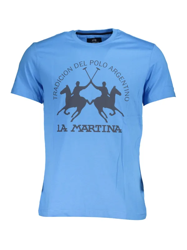 LA MARTINA Herren KURZARM-T-SHIRT Blau | online kaufen