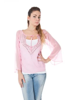 Rosa PHARD Damen Langarmshirt mieten – Flex-Fashion Verleih
