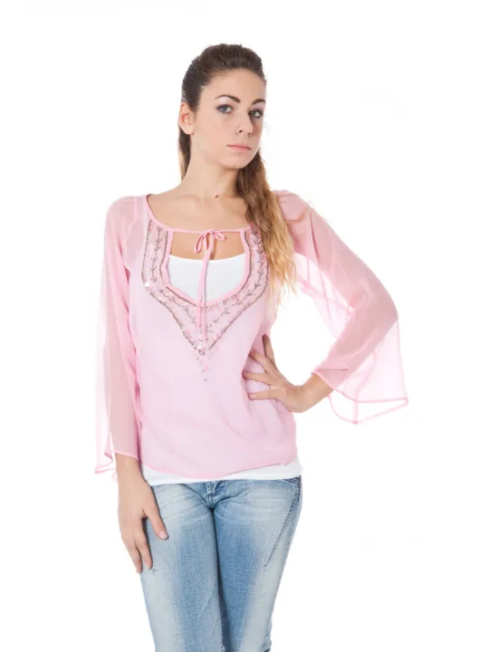PHARD Damen LANGARM-T-SHIRT Rosa | online kaufen