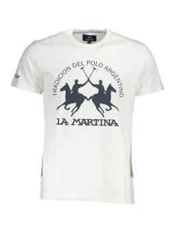 LA MARTINA Herren T-Shirt Weiß mieten - Flex-Fashion Verleih