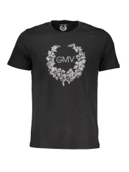 GIAN MARCO VENTURI Herren KURZARM-T-SHIRT Schwarz