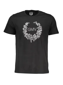 GIAN MARCO VENTURI Herren KURZARM-T-SHIRT Schwarz