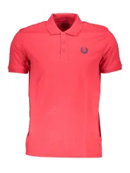 GIAN MARCO VENTURI Herren KURZARM-POLOSHIRT Rot