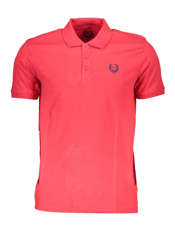 GIAN MARCO VENTURI Herren KURZARM-POLOSHIRT Rot