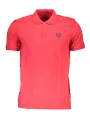 GIAN MARCO VENTURI Herren KURZARM-POLOSHIRT Rot