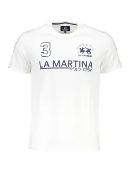 LA MARTINA Herren T-Shirt Weiß leihen – Flex-Fashion Verleih