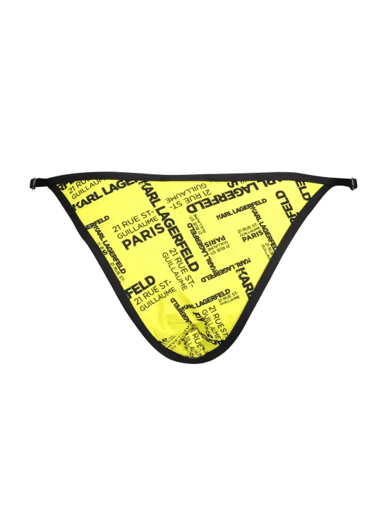 Karl Lagerfeld Beachwear Damen BADESHORTS Gelb