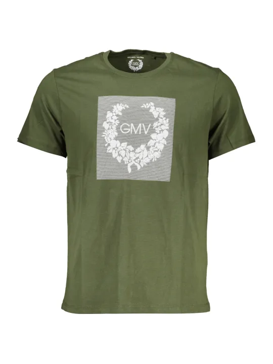 GIAN MARCO VENTURI Herren KURZARM-T-SHIRT Grün