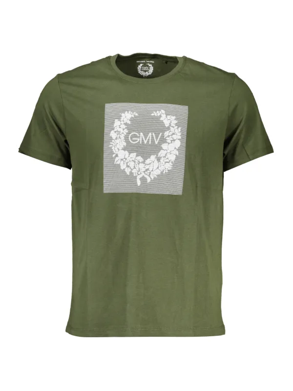 GIAN MARCO VENTURI Herren KURZARM-T-SHIRT Grün