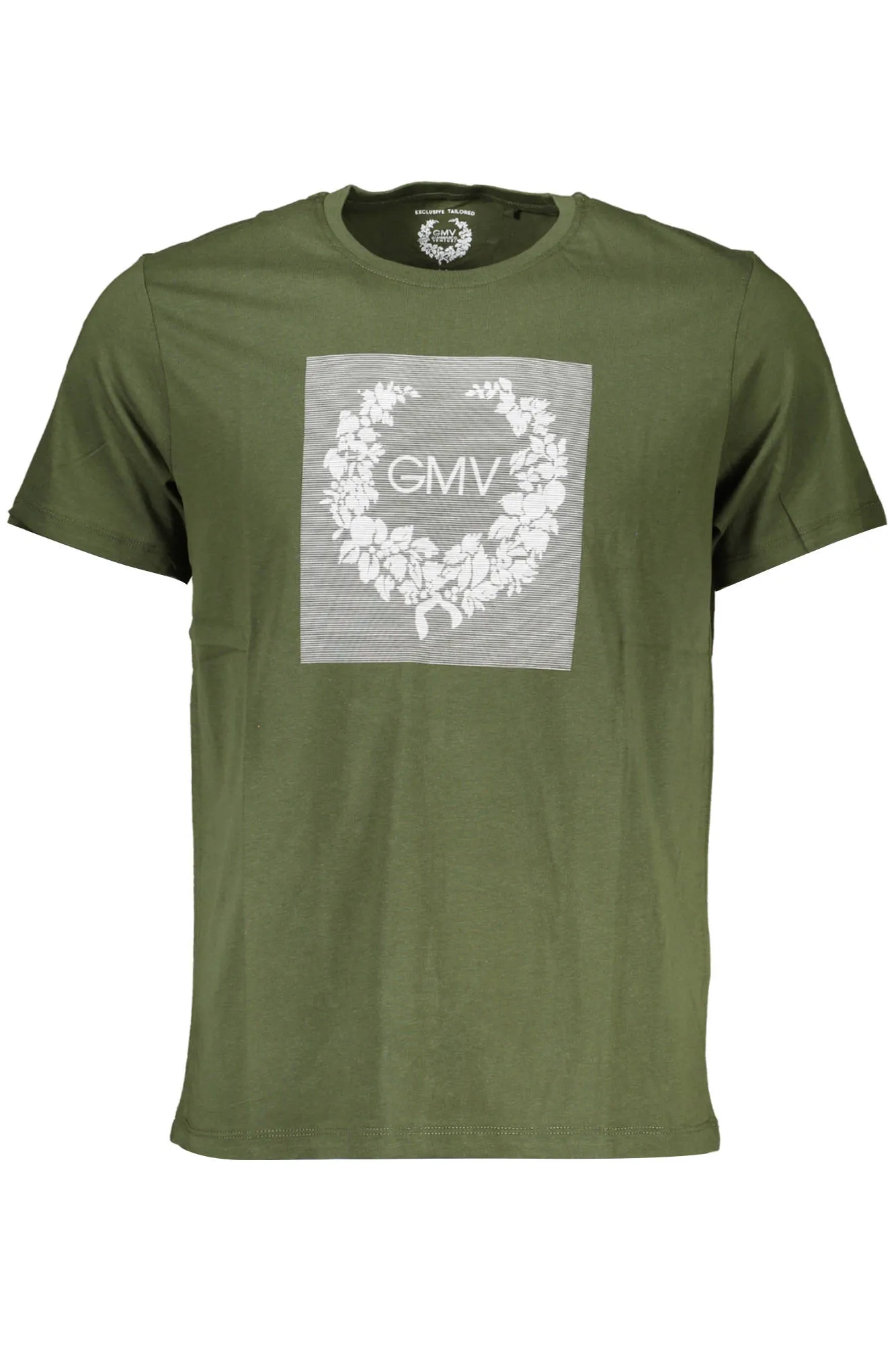 Herren KURZARM-T-SHIRT Grün AU00784DANILO_8ED1796_VERDEMILIT