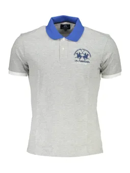 LA MARTINA Herren Poloshirt Grau mieten - Flex-Fashion Verleih