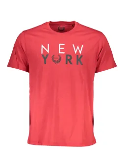 Miete GIAN MARCO VENTURI Herren T-Shirt Rot – Flex-Fashion