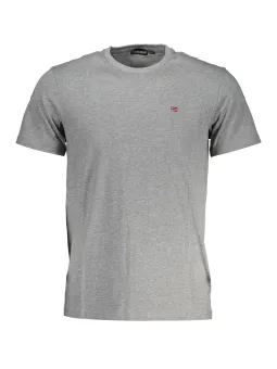 Napapijri Herren T-Shirt Grau mieten | Flex-Fashion Verleih