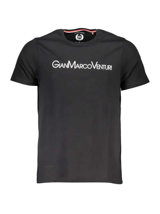 GIAN MARCO VENTURI Herren KURZARM-T-SHIRT Schwarz