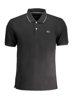 LA MARTINA Herren Poloshirt Schwarz mieten - Flex-Fashion Verleih