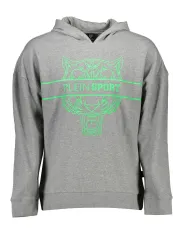 Plein Sport Herren LANGARM-KAPUZENPULLOVER Grau