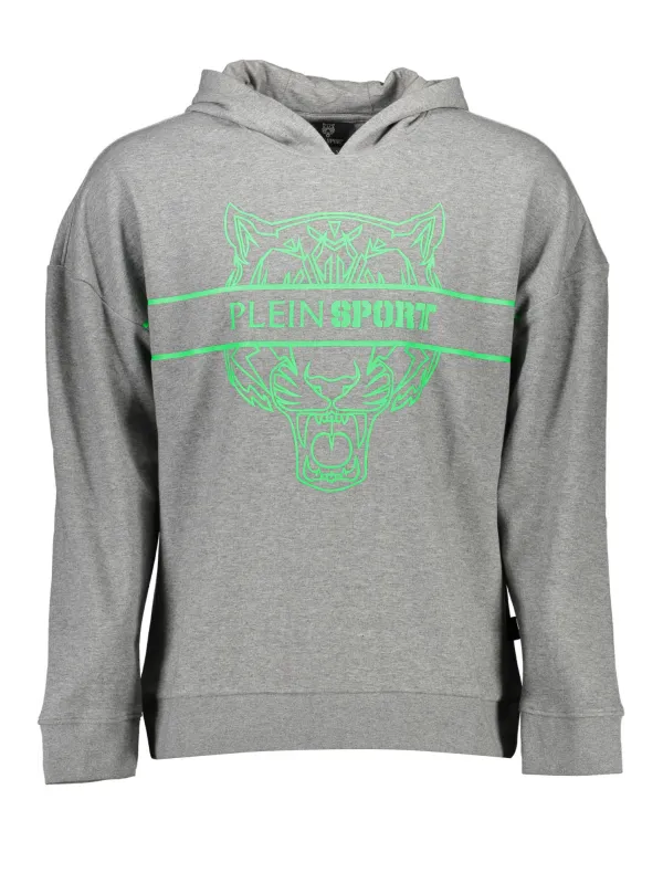 Plein Sport Herren LANGARM-KAPUZENPULLOVER Grau