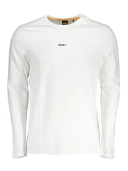 Boss Herren LANGARM-T-SHIRT Weiß | online kaufen