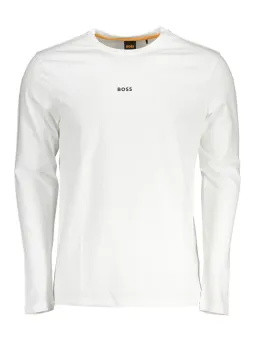 Boss Herren LANGARM-T-SHIRT Weiß | online kaufen