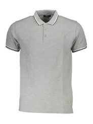 Cavalli Class Herren KURZARM-POLOSHIRT Grau | online kaufen