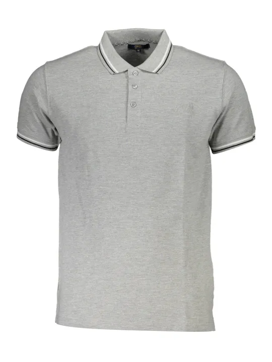 Cavalli Class Herren KURZARM-POLOSHIRT Grau | online kaufen