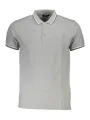 Cavalli Class Herren KURZARM-POLOSHIRT Grau | online kaufen