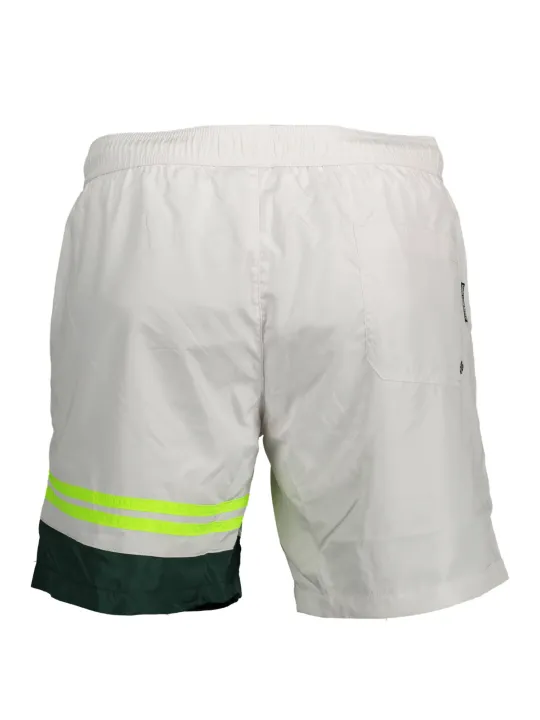 Karl Lagerfeld Beachwear Herren REISSVERSCHLUSSTASCHEN Weiß