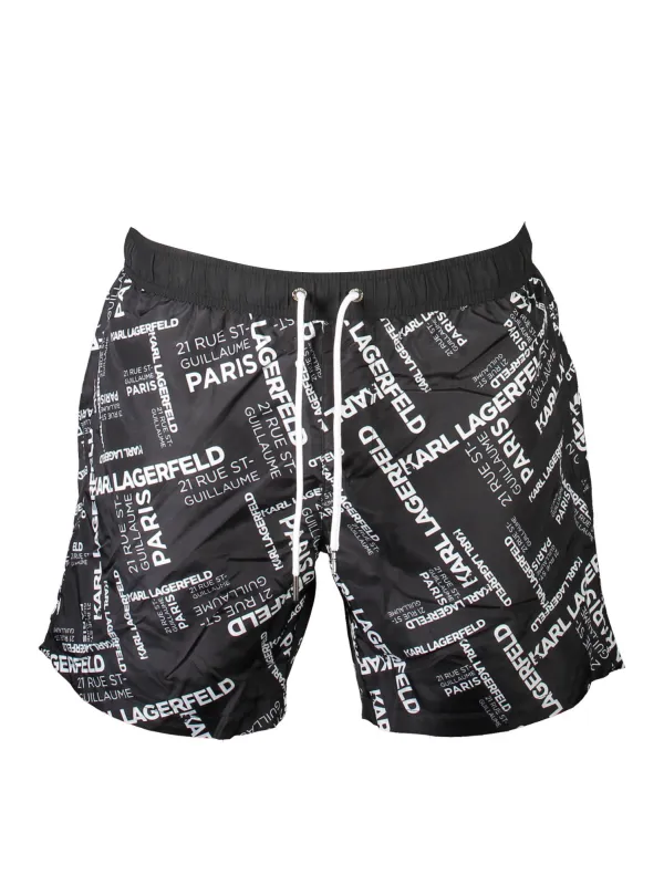Karl Lagerfeld Beachwear Herren TASCHE Schwarz