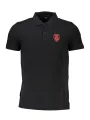 Cavalli Class Herren KURZARM-POLOSHIRT Schwarz