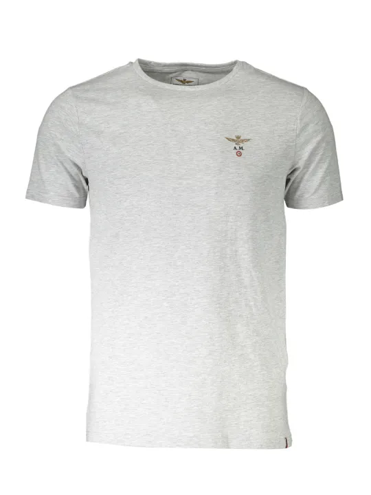 AERONAUTICA MILITARE Herren OUTDOOR-T-SHIRT Grau