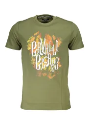Cavalli Class Herren KURZARM-T-SHIRT Grün | online kaufen