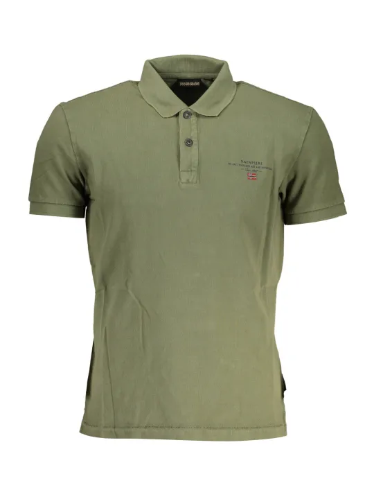 Napapijri Herren KURZARM-POLO Grün | online kaufen