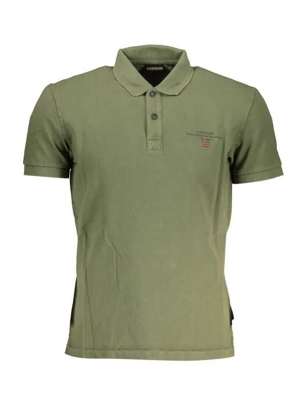 Napapijri Herren KURZARM-POLO Grün | online kaufen