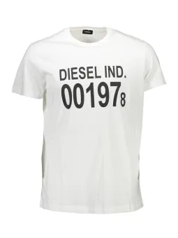 Miete Diesel Herren T-Shirt Weiß XL/2XL – Flex-Fashion Verleih