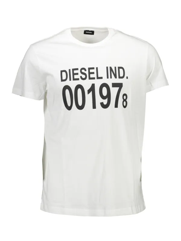 Diesel Herren KURZARM-T-SHIRT Weiß | online kaufen