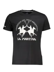 LA MARTINA Herren KURZARM-T-SHIRT Schwarz | online kaufen