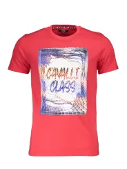 Cavalli Class Herren KURZARM-T-SHIRT Rot | online kaufen