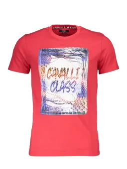 Cavalli Class Herren T-Shirt Rot mieten | Flex-Fashion Verleih