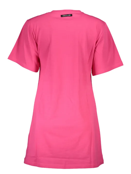 Cavalli Class Damen KURZARM-T-SHIRT Rosa | online kaufen