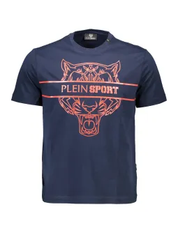 Plein Sport Herren KURZARM-T-SHIRT Blau | online kaufen