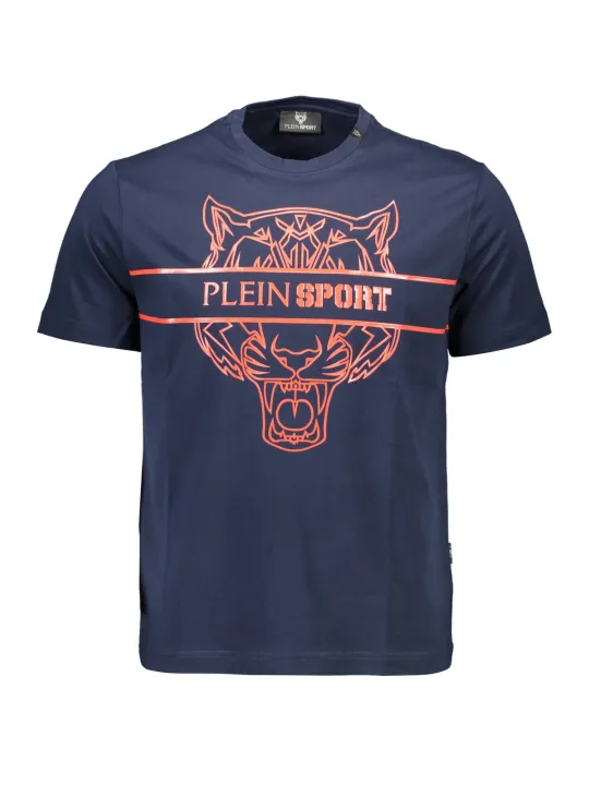 Plein Sport Herren KURZARM-T-SHIRT Blau | online kaufen
