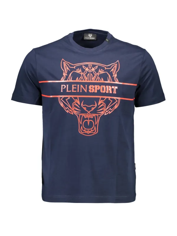 Plein Sport Herren KURZARM-T-SHIRT Blau | online kaufen